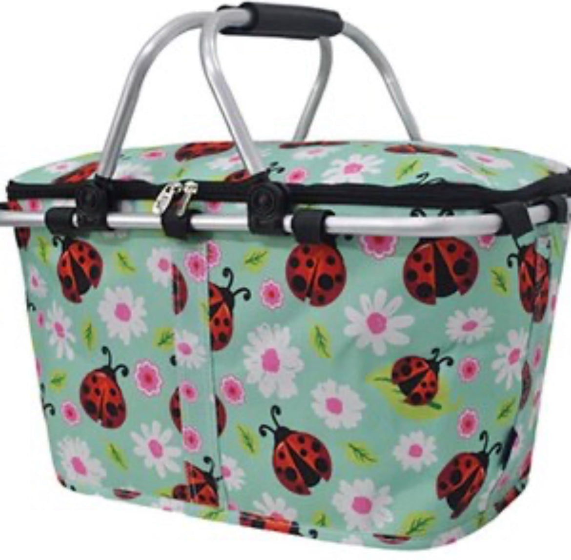 Lady Bug Picnic Basket