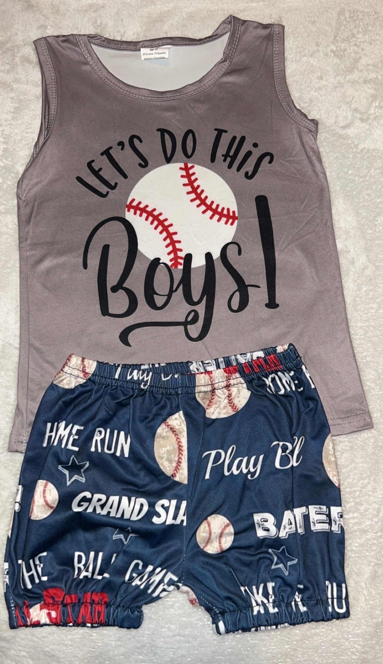 Let’s Do This Boys Short Set