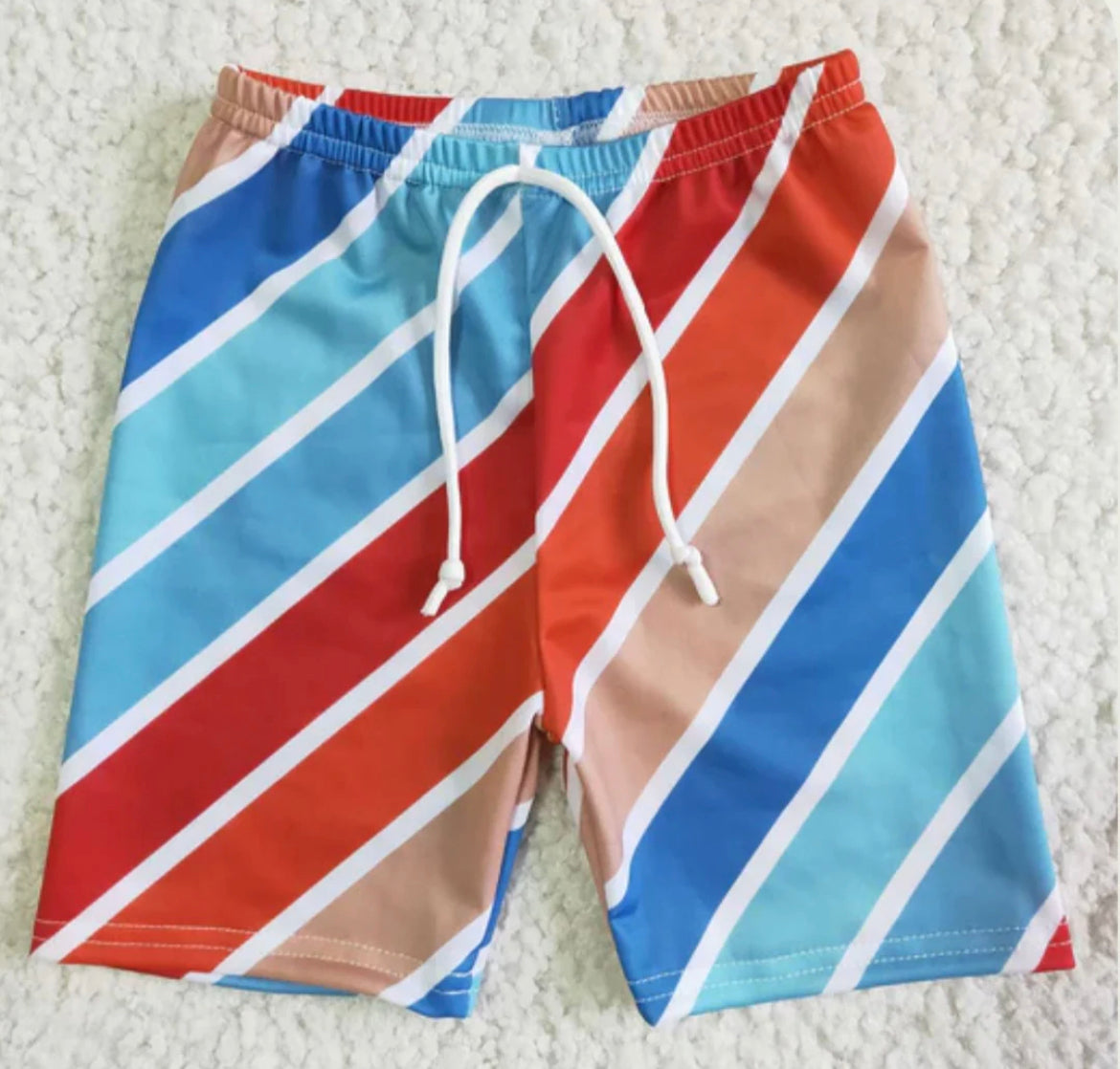 Stripe Swim Shorts
