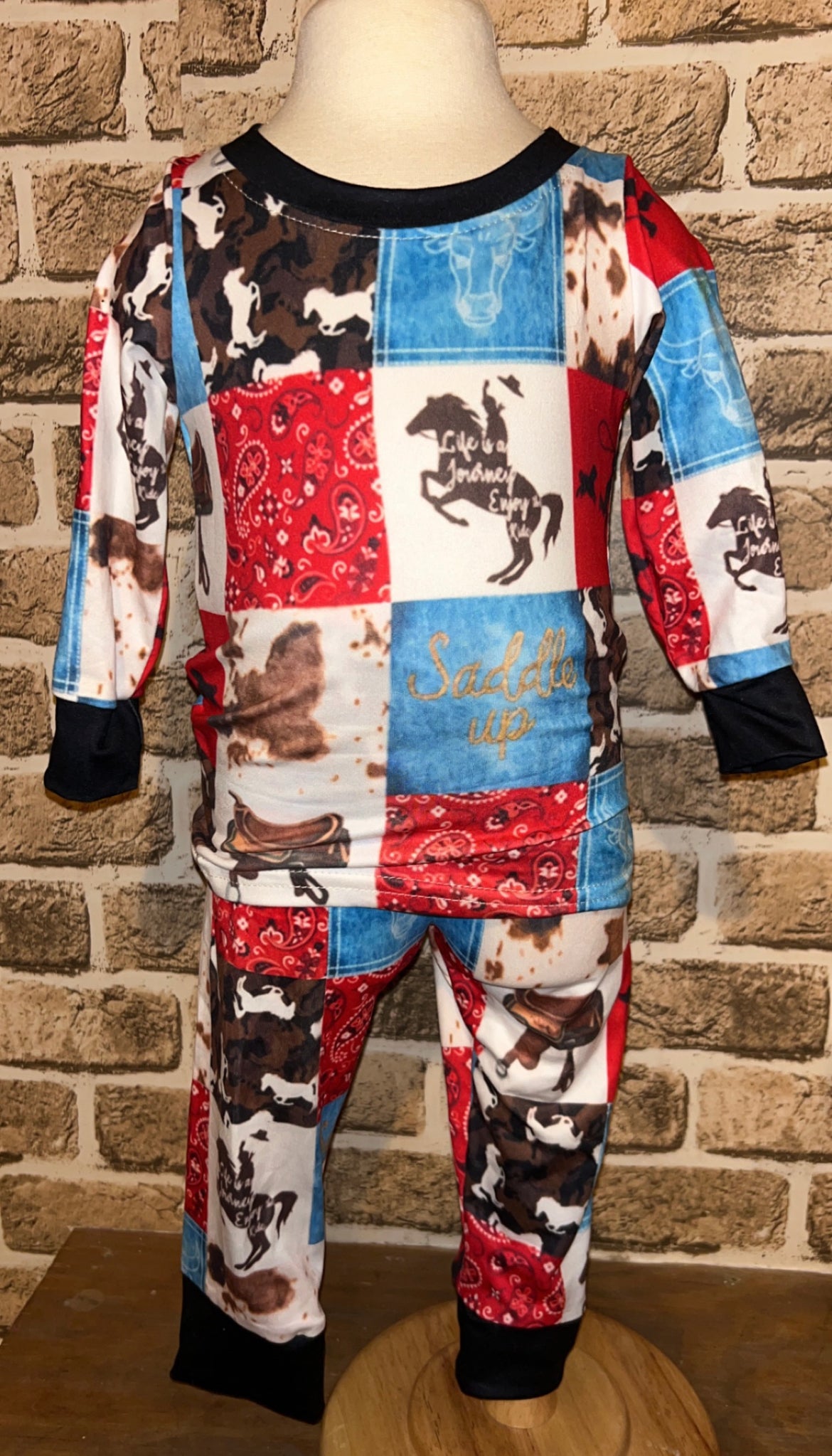 Western Long Sleeve Pajama Set