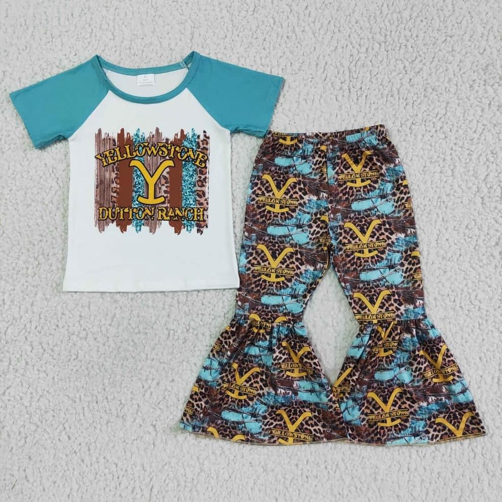 Turquoise Dutton Ranch Pant Set