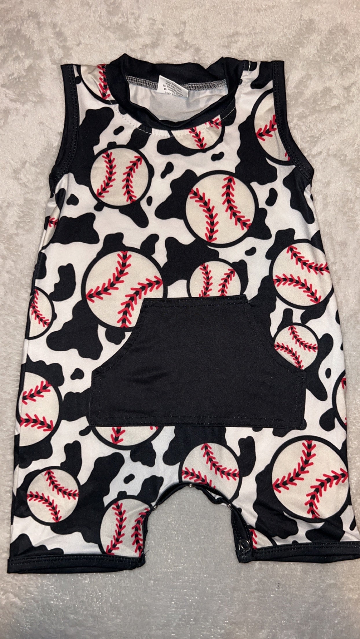 Baseball Romper