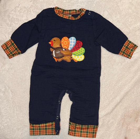 Football Turkey Romper
