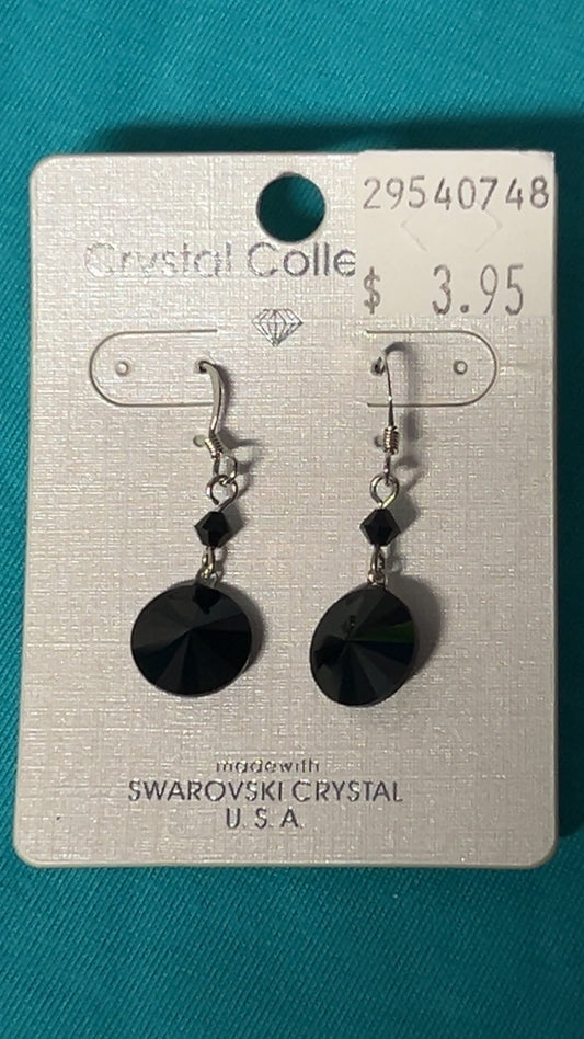 Black Dangle Earrings