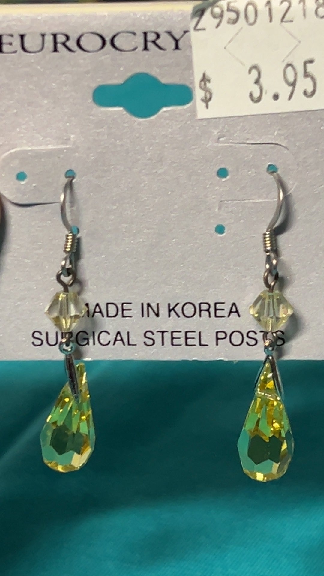 Crystal Dangle Earrings