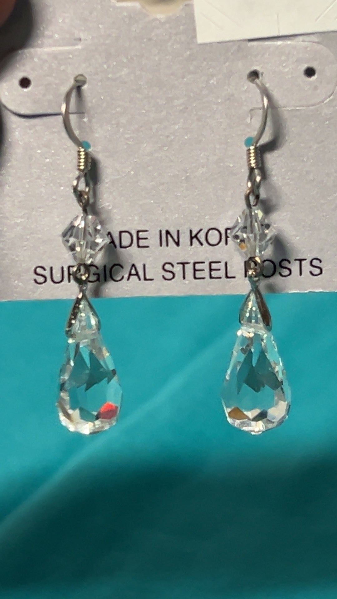 Crystal Dangle Earrings