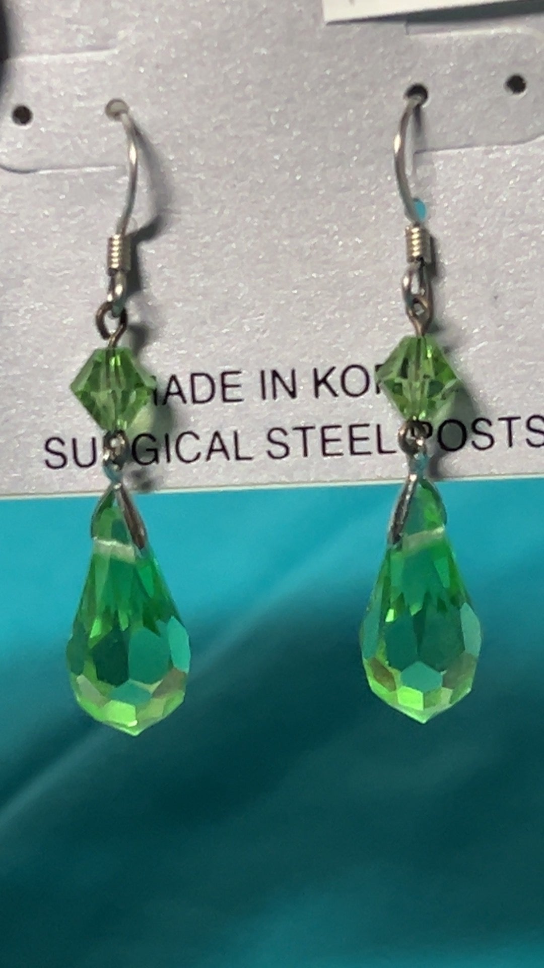 Crystal Dangle Earrings